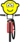 Mountain bikende buddy icon